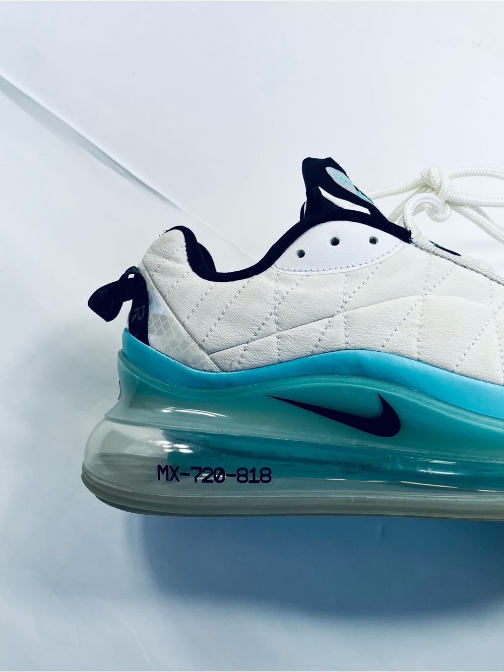 Nike Air Max MX-720-818 White Aqua Teal Platinum CK2607-001 Women’s 8.5 Sneakers - Picture 10 of 15